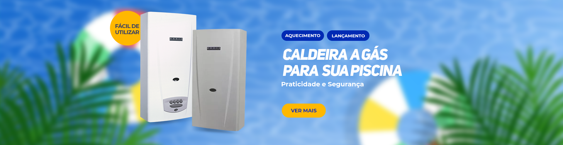 Aquecimento de Caldeira a Gás para Piscina