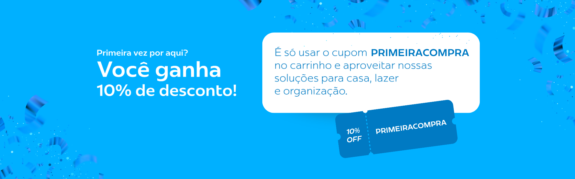 Desconto primeira compra