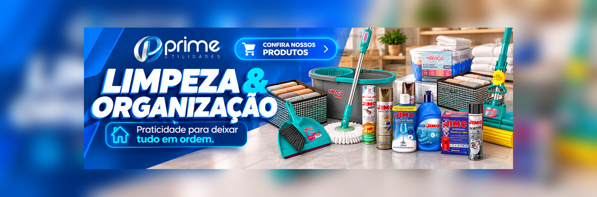Banner Limpeza e organização