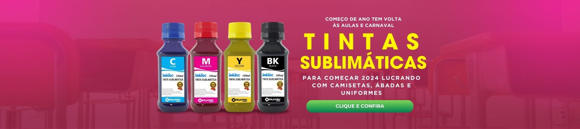 Tintas sublimáticas fim de ano