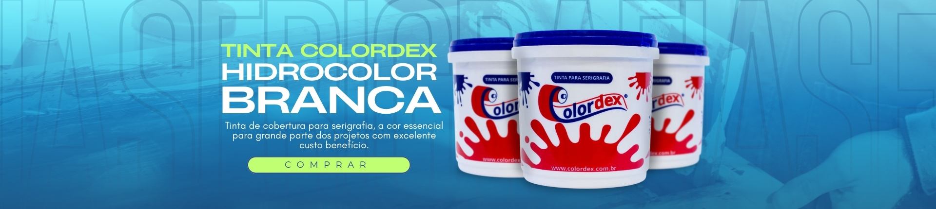 Tinta serigrafia branca