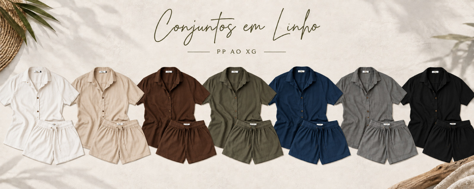 conjuntos de linho