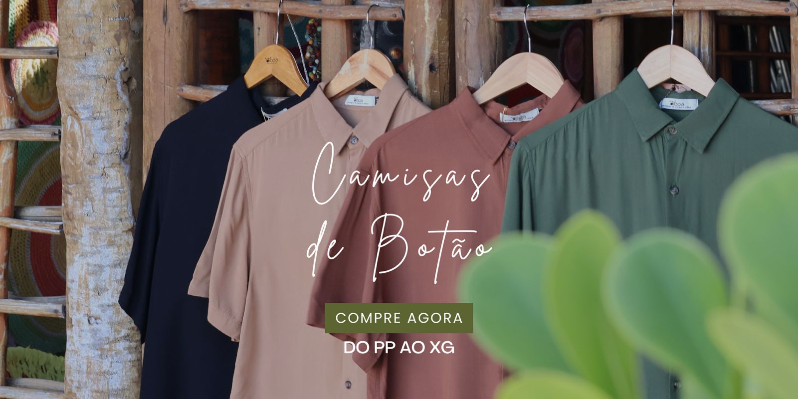 camisas de botão
