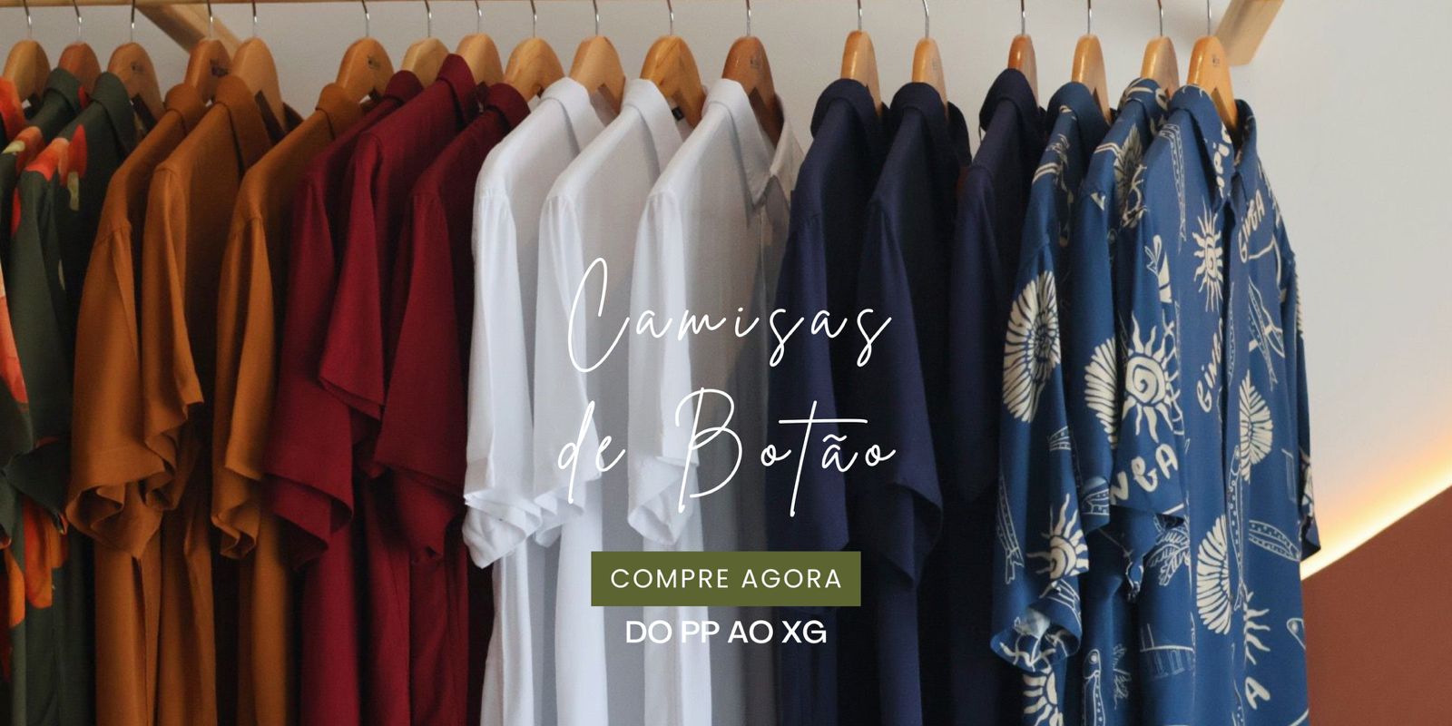camisas de botão