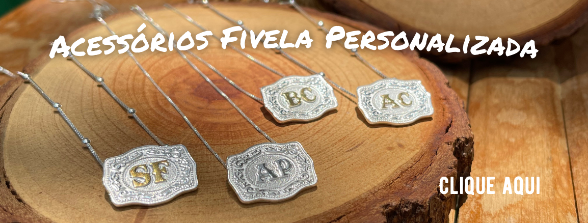 Colar fivela inicial