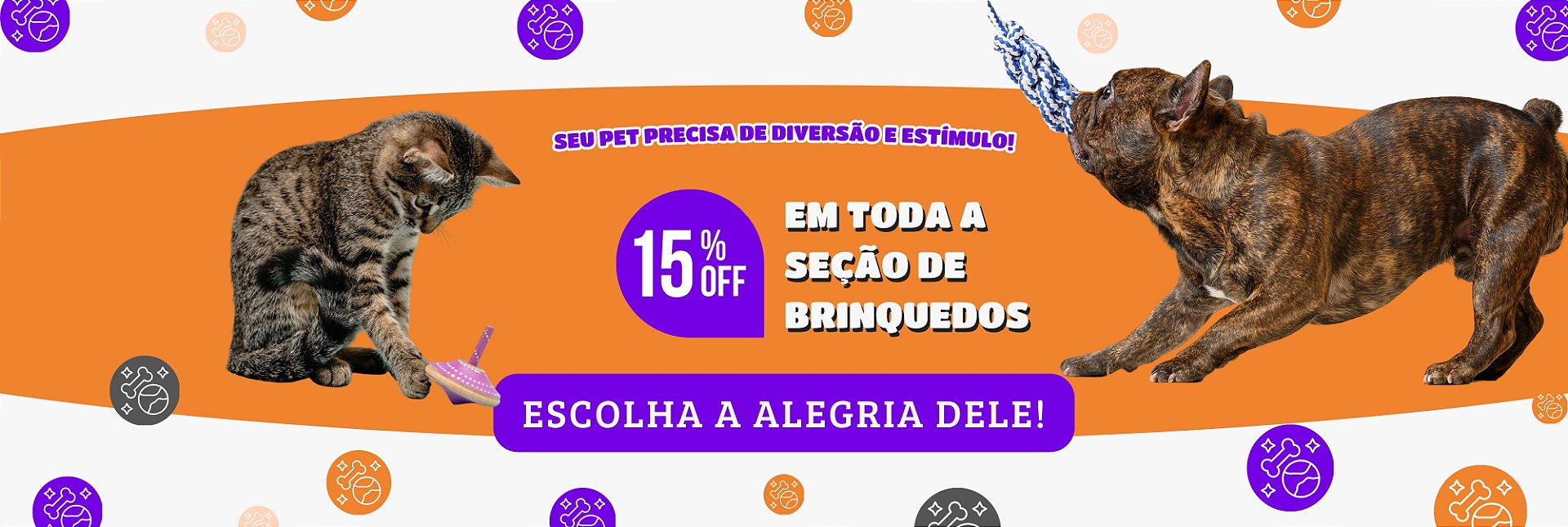 Brinquedos 15%