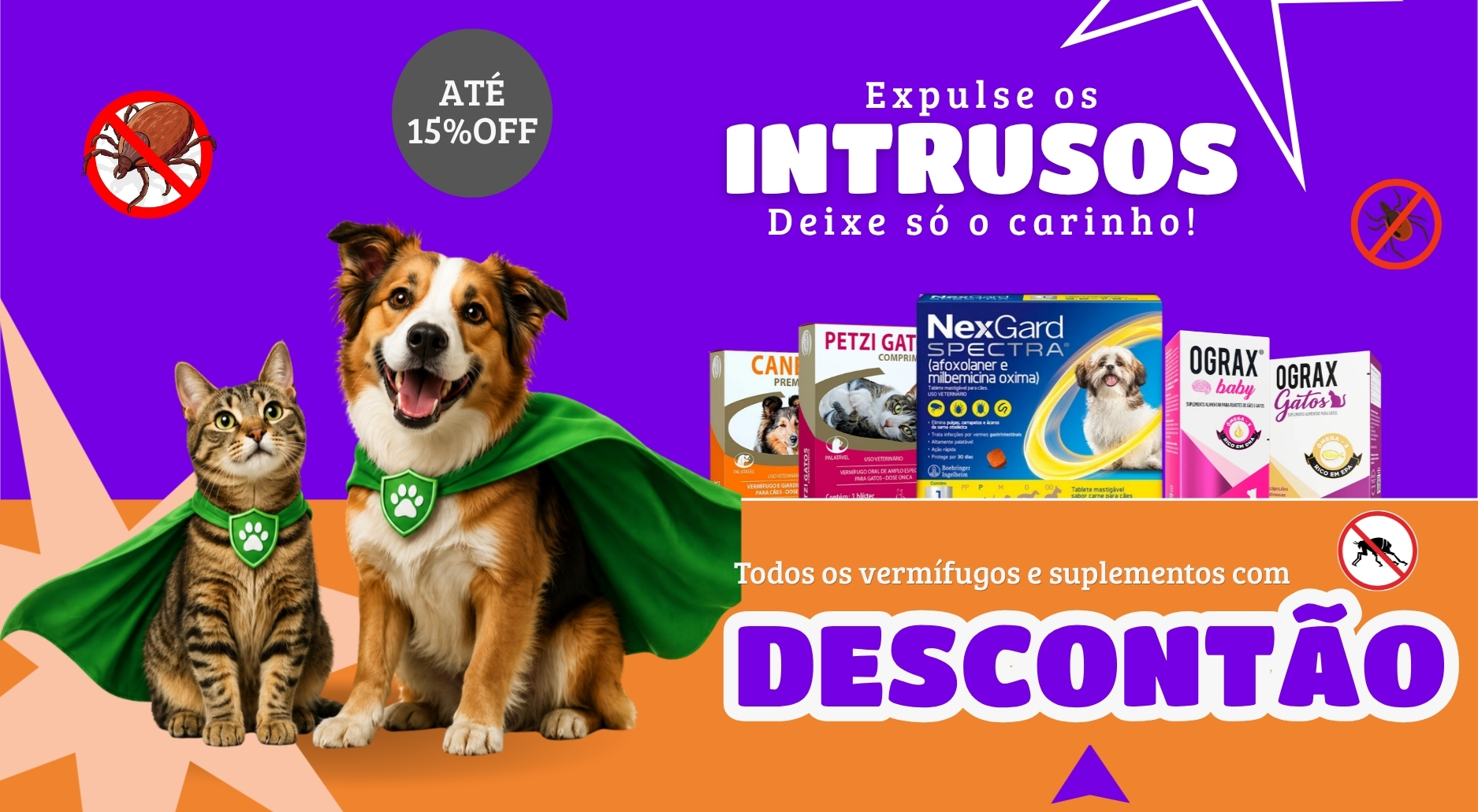 Vermífugos e suplementos - maio mobile