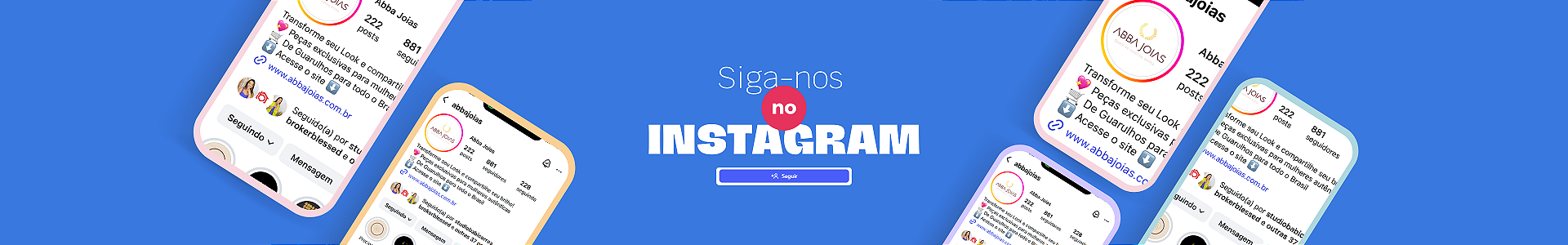 Full Banner - Siga o nosso Intagram