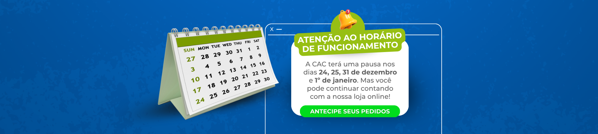 Banner - Aviso fim de ano