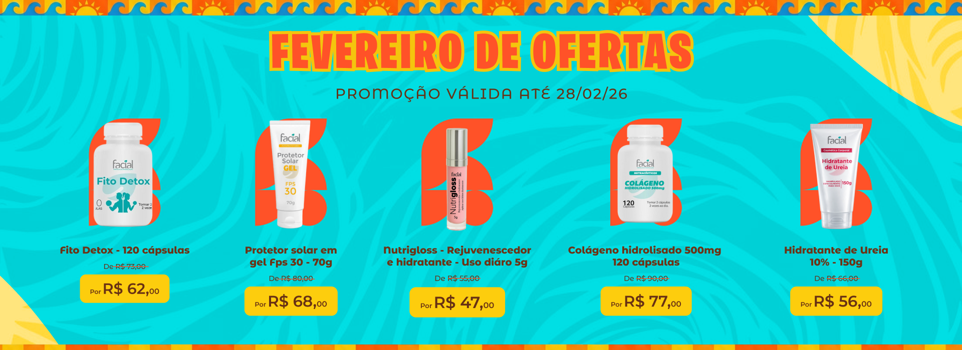 Fevereiro de ofertas