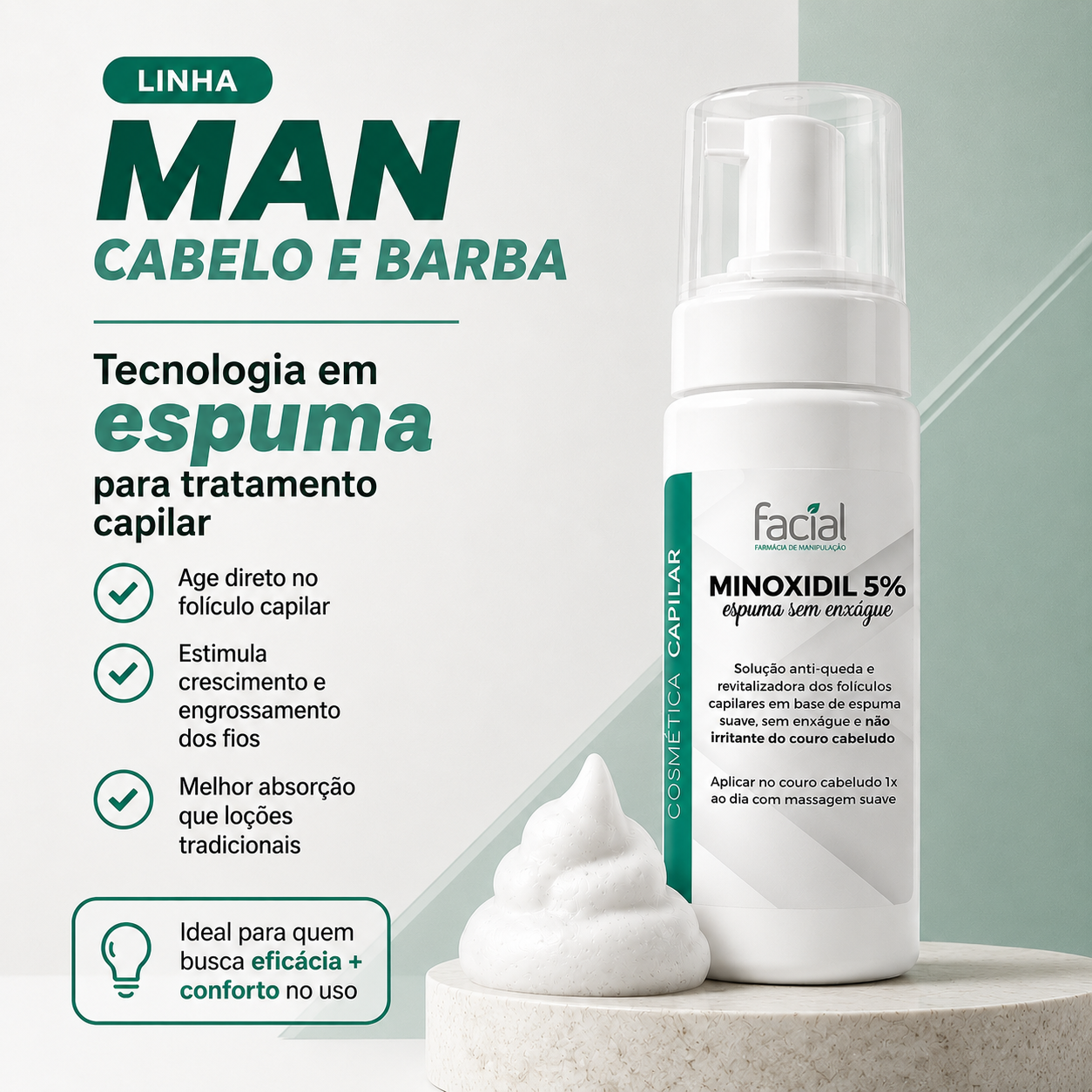 Minoxidil espuma mobile