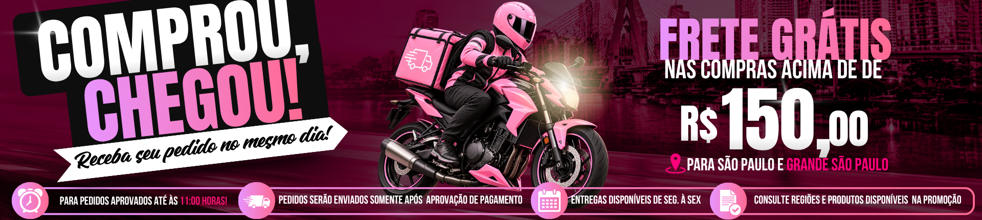 Banner Insitucional Entrega Motoboy