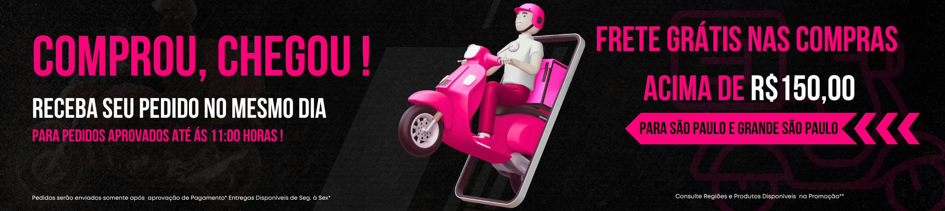 Banner Insitucional Entrega Motoboy