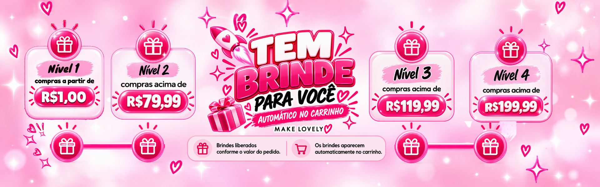 TEM BRINDE PARA VOCÊ