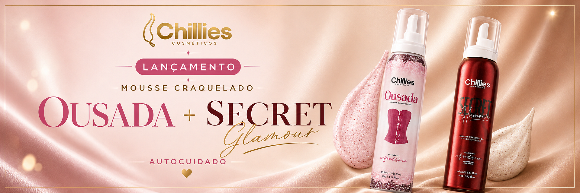 Lançamento- Mousse Craquelado