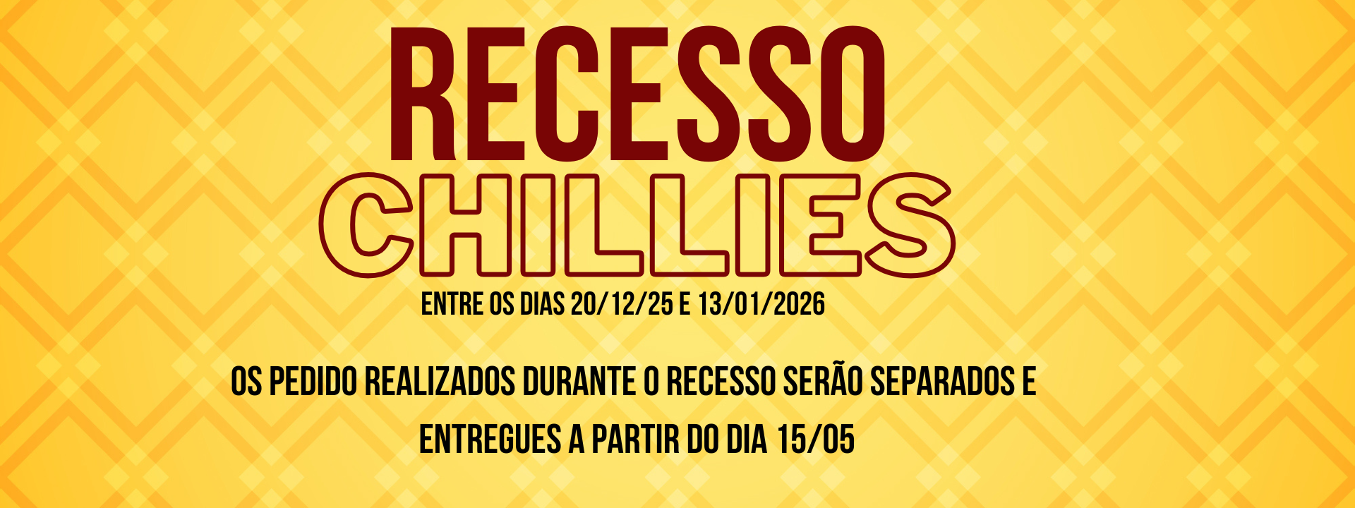 Aviso de recesso