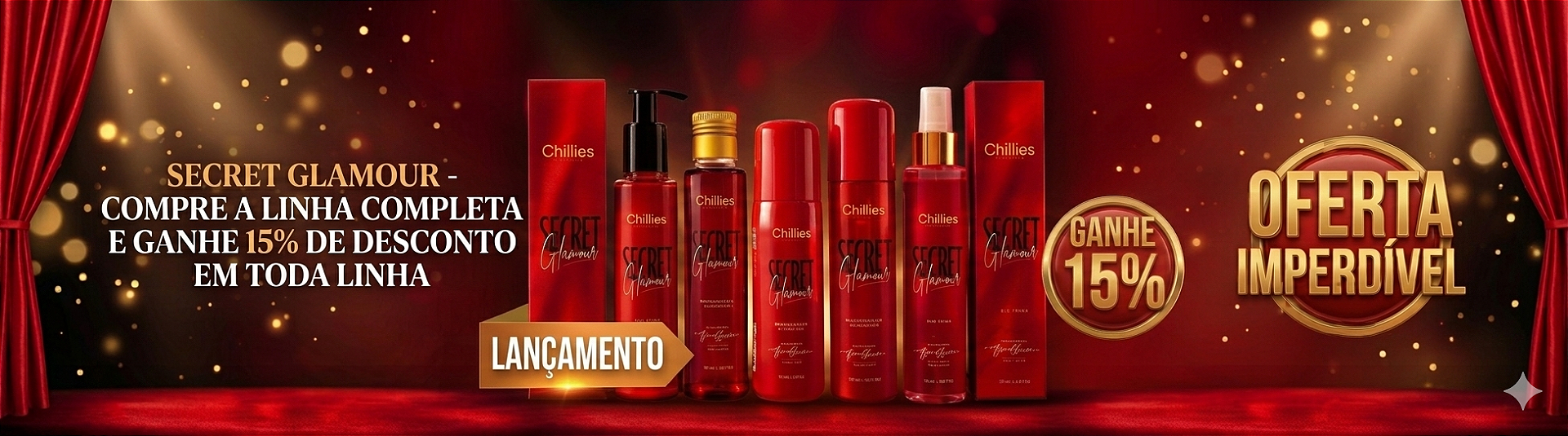Secret Glamour Lançamento 15%