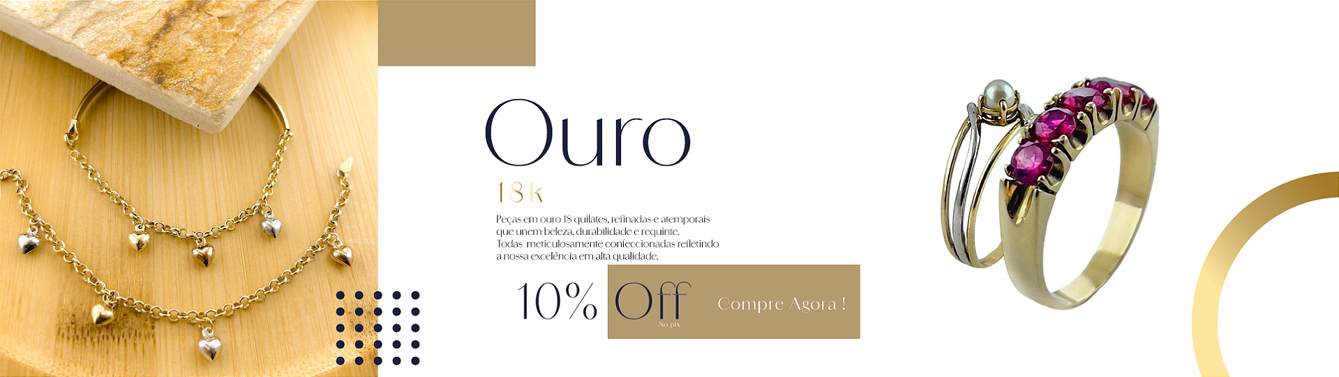 Peças em ouro