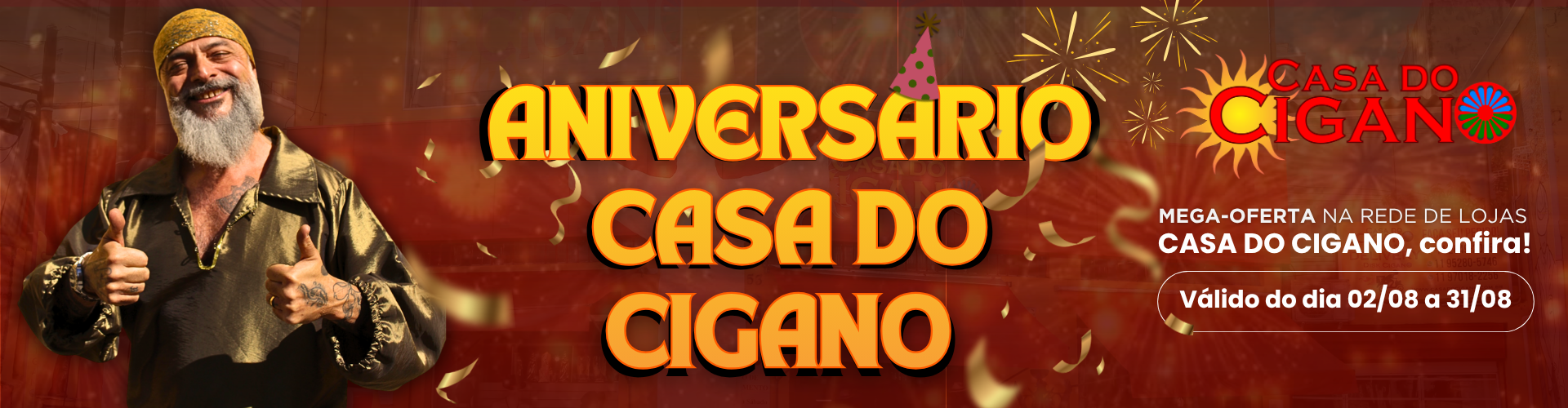aniversasrio casa do cigano