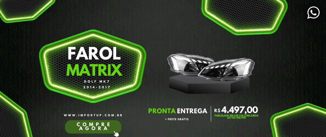 Banner Farol mtrix Golf MK7