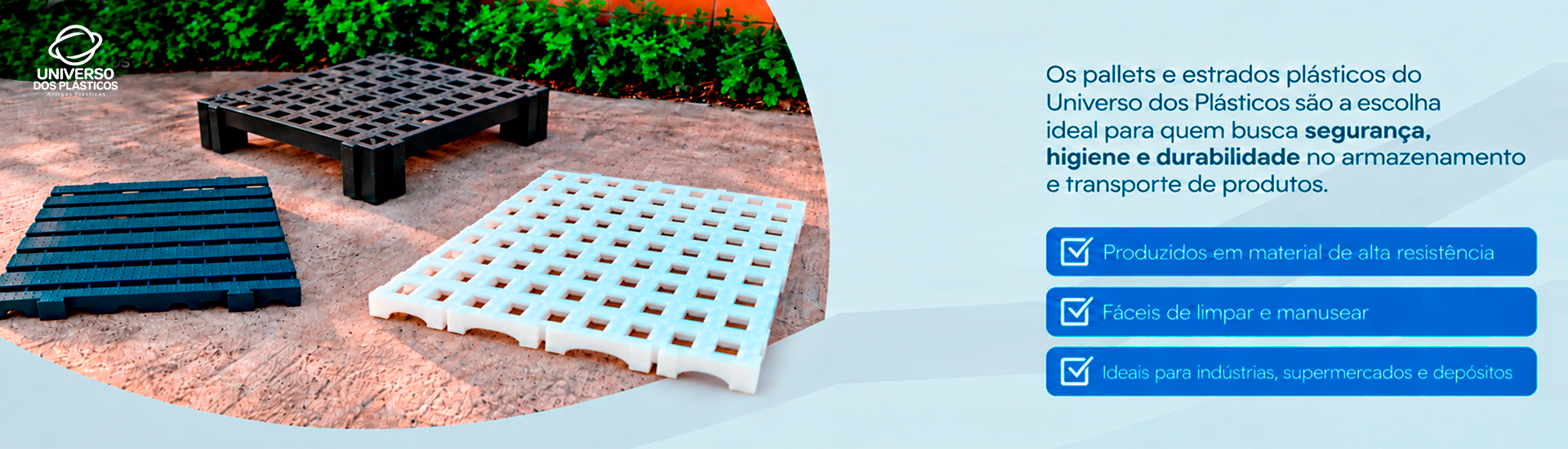 Pallets e Estrados Plásticos