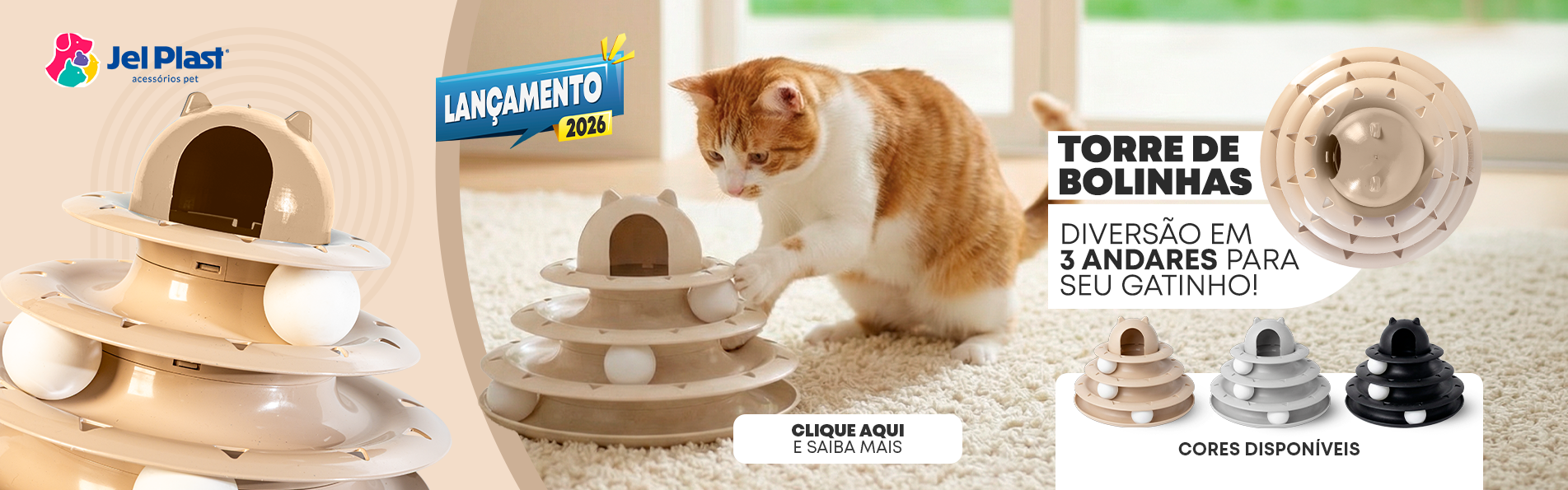 TORRE DE BOLINHAS PARA GATOS