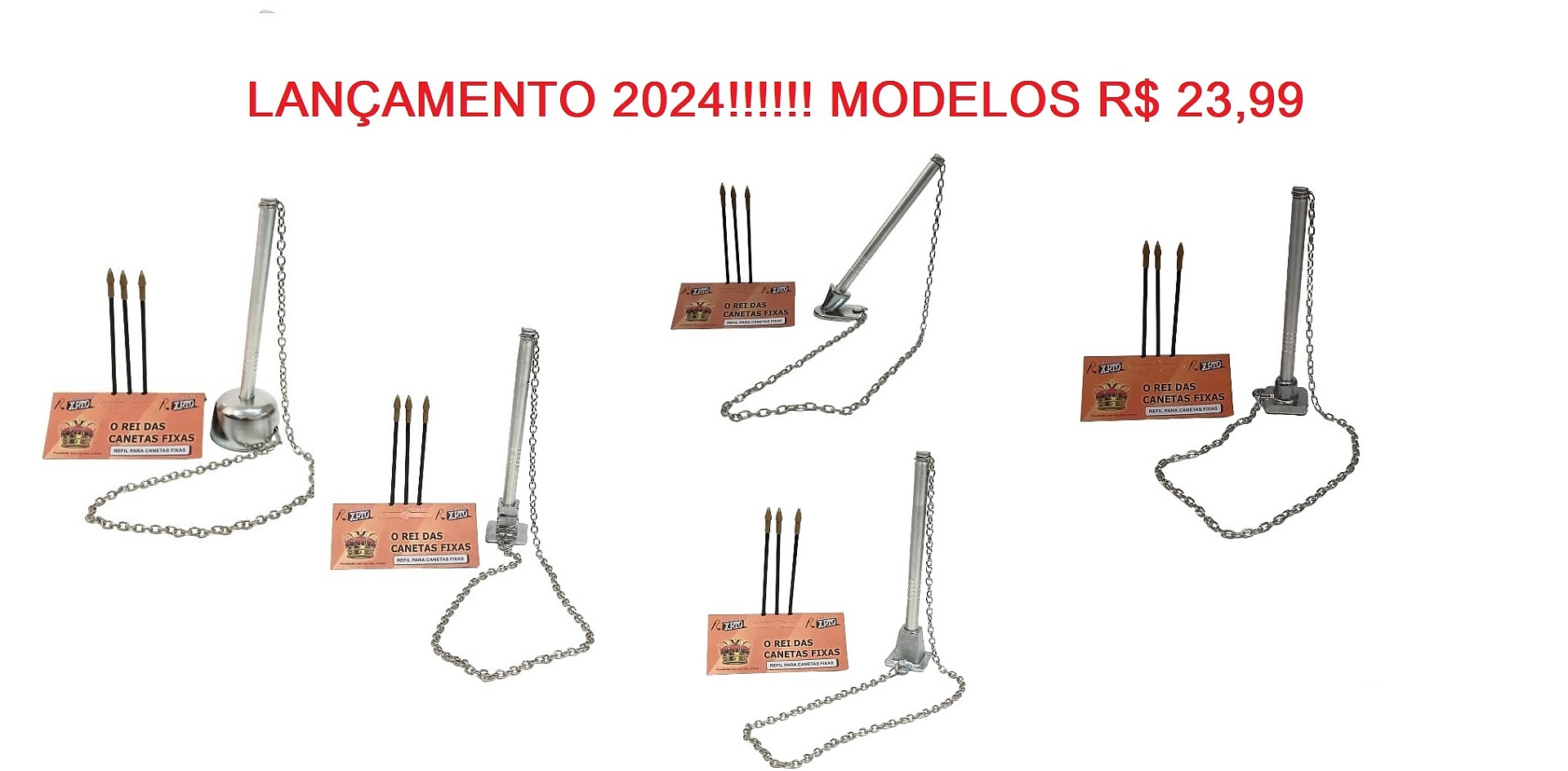 PROMOÇÃO CANETAS COM 3 REFIS GRATIS