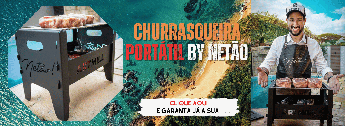 Churrasq Portátil Netão