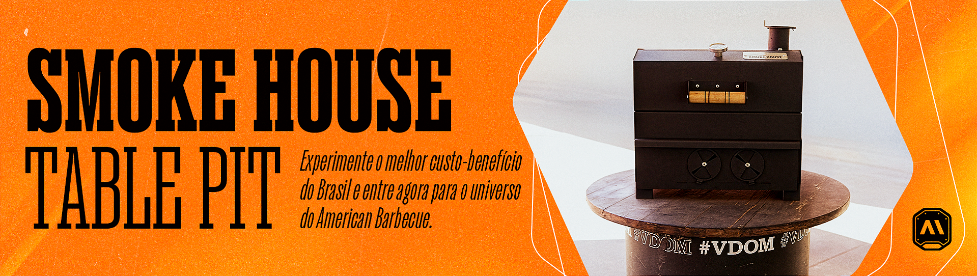 Smoke House Pit Table – Defumador de Mesa Compacto