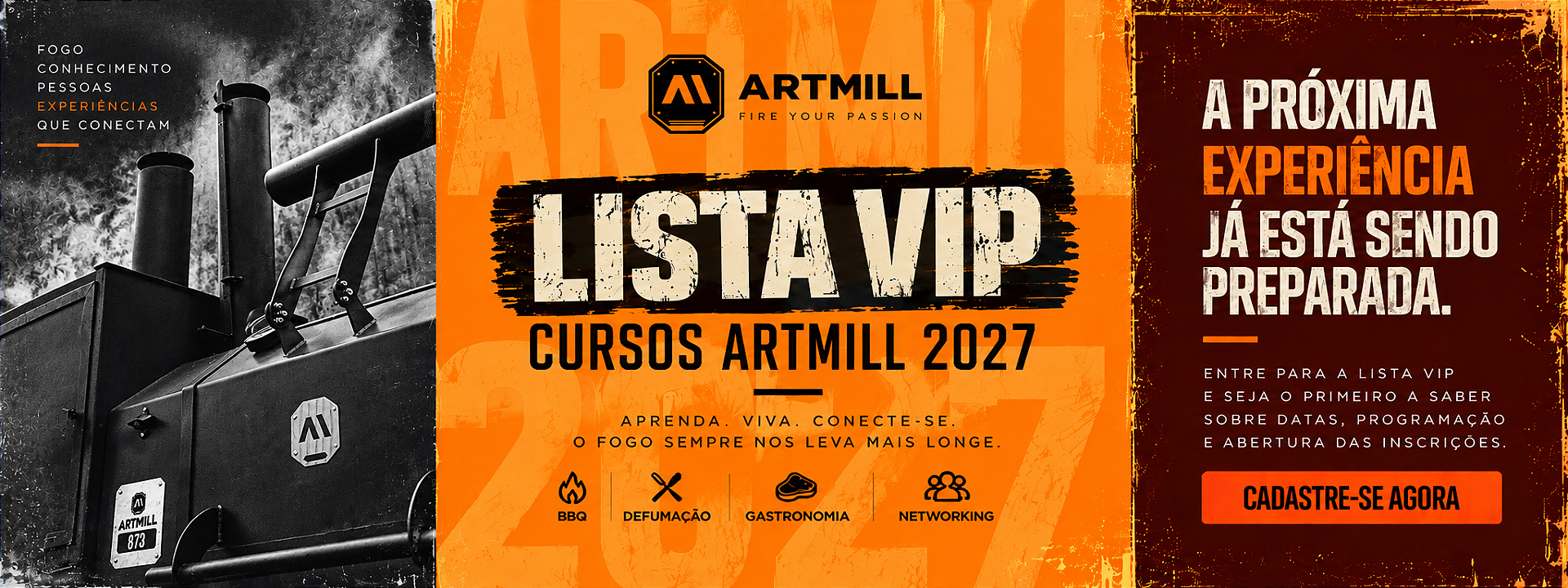 🔥 LISTA VIP — CURSOS ARTMILL 2027