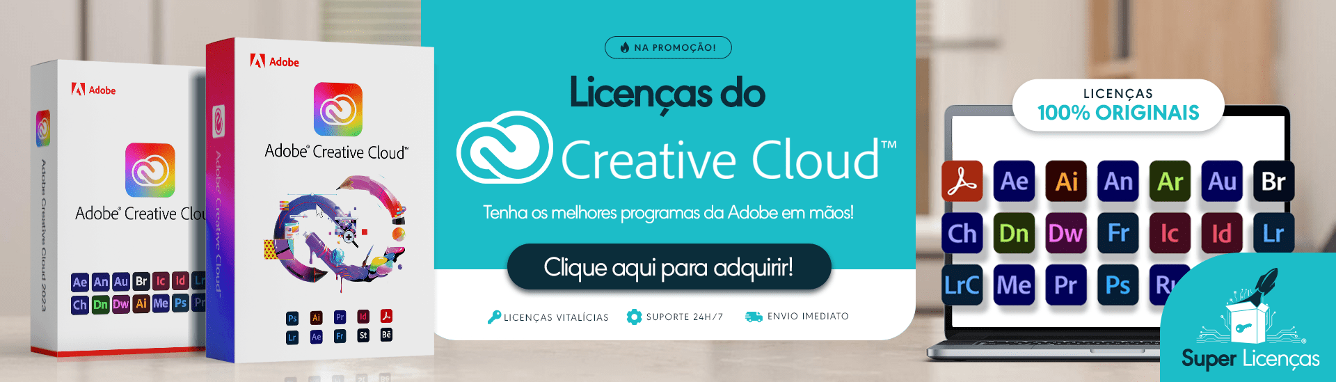 Adobe Creative Cloud 2024 - LICENÇA ONLINE