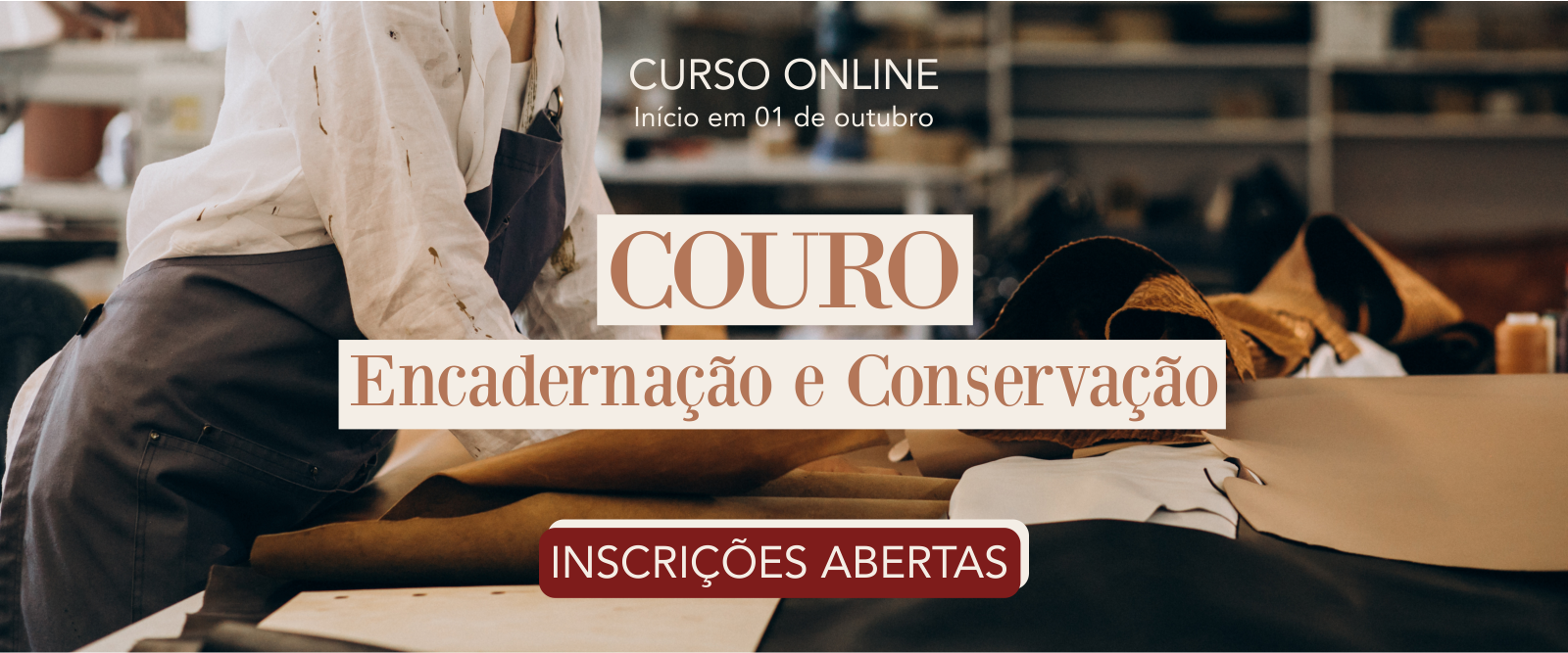Curso Couro Encadernacao e Conservacao