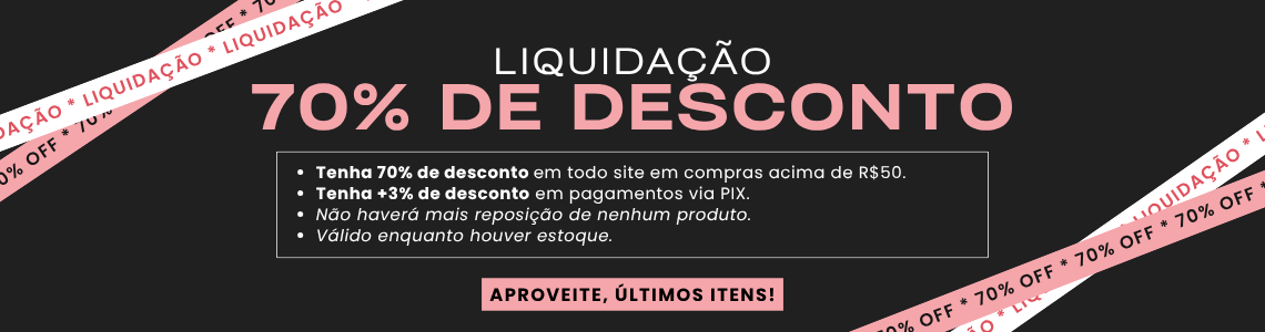 Banner liquidação