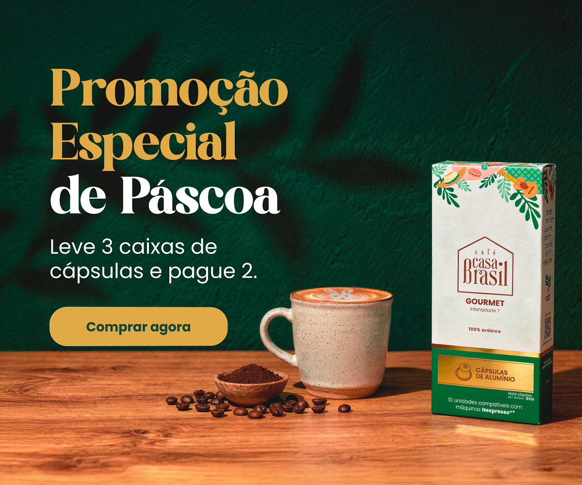 Promoção de Páscoa Cápsulas Café Casa Brasil mobile