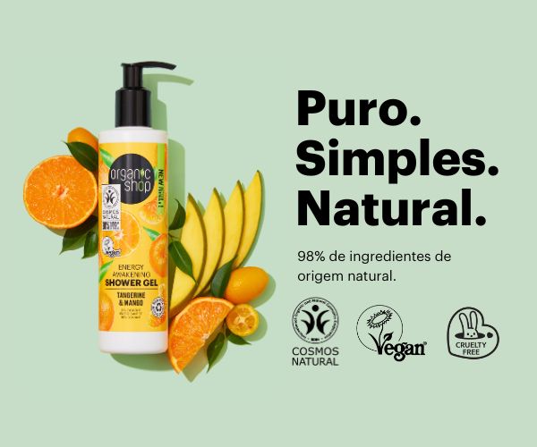 Lançamento Organic Shop - Shower Gel Tangerina mobile