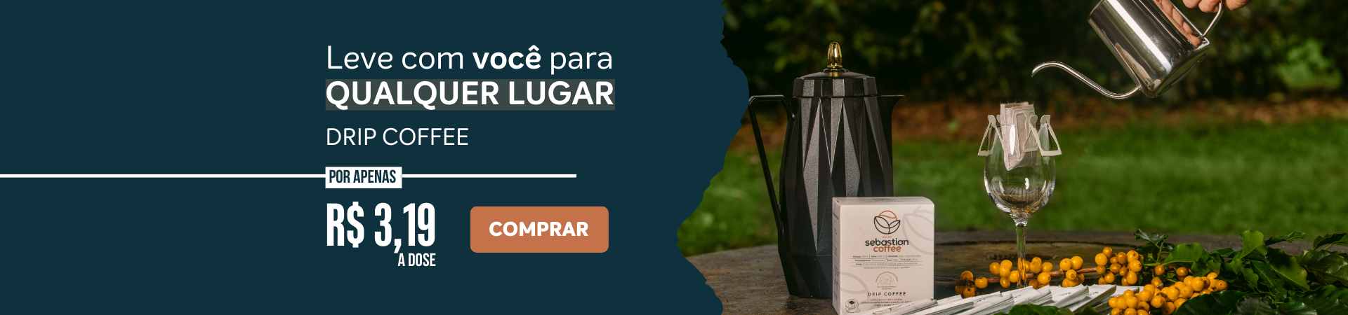 banner valor da dose drip coffee