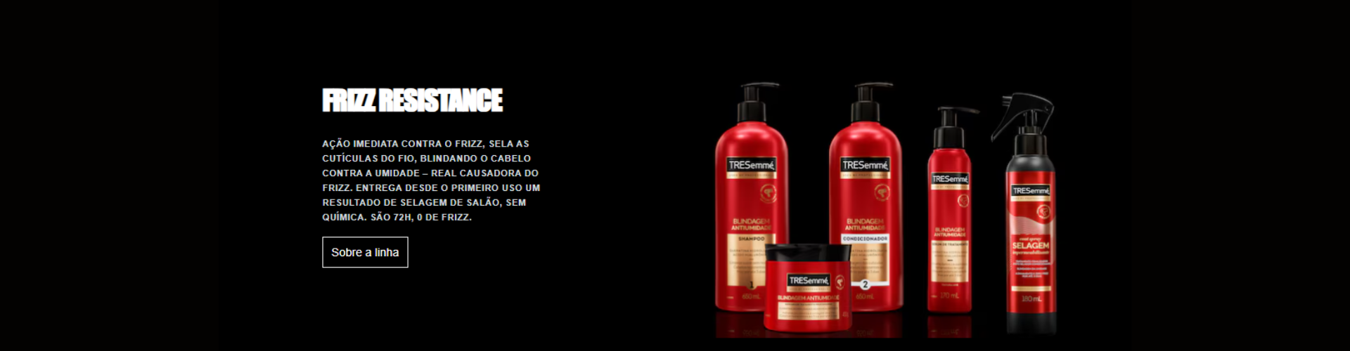 Full Banner Tresemme Blindagem Linha Completo