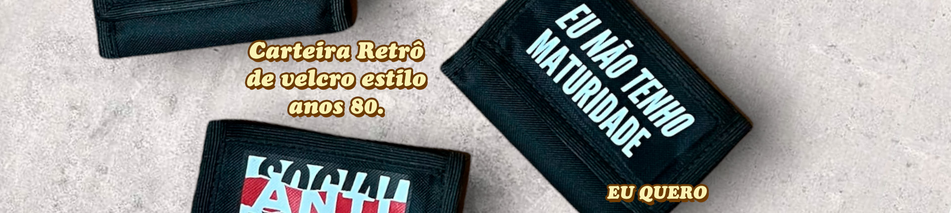 Carteiras de Velcro