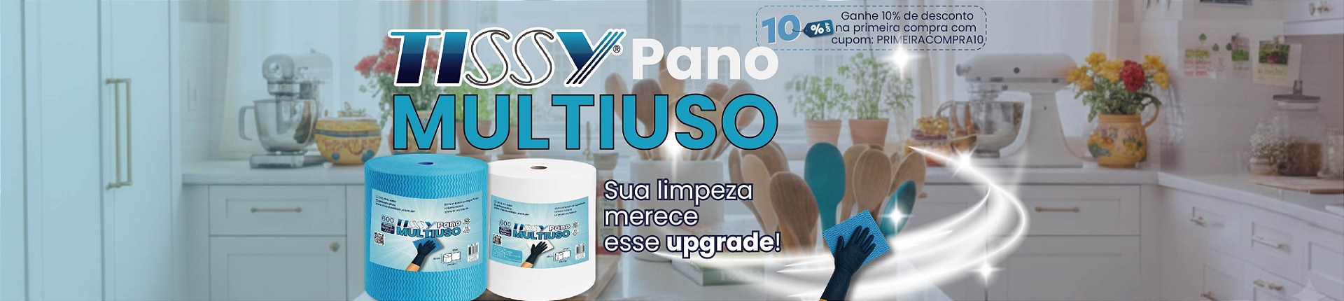 Pano Multiuso TISSY Rolo Tipo Perfex- 23