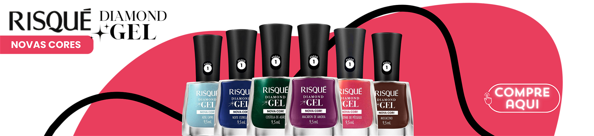 risque diamond gel novas cores