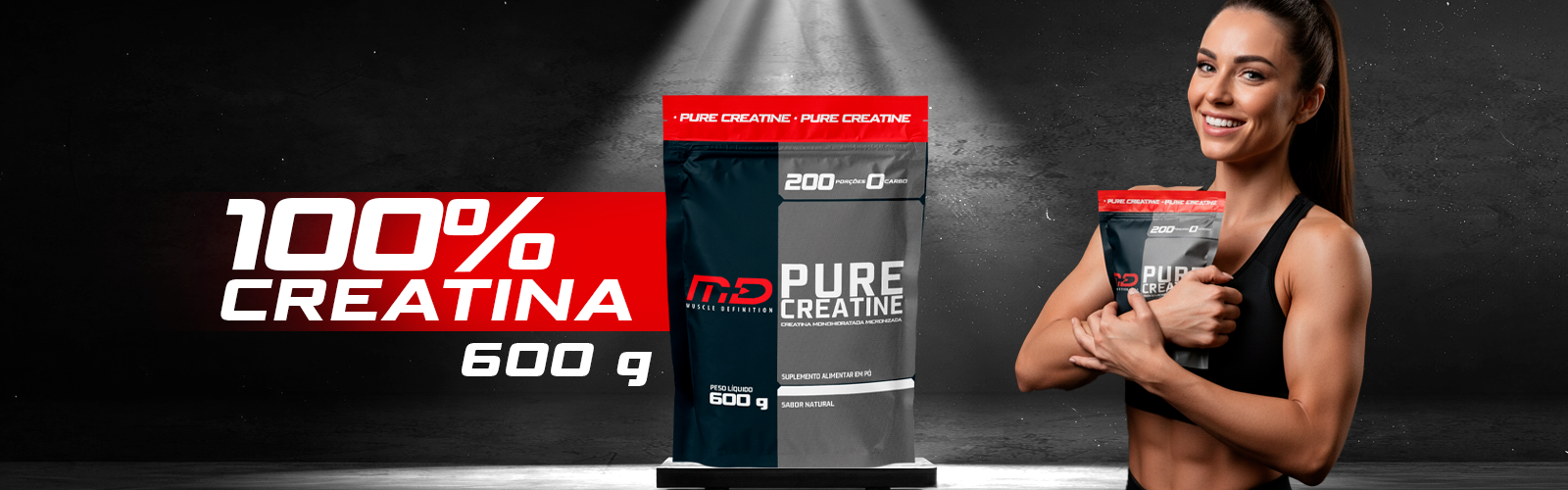 CREATINA REFIL - 21,16OZ - (600G)