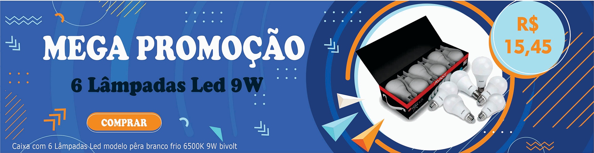 Promo Pack 6 Lâmpadas