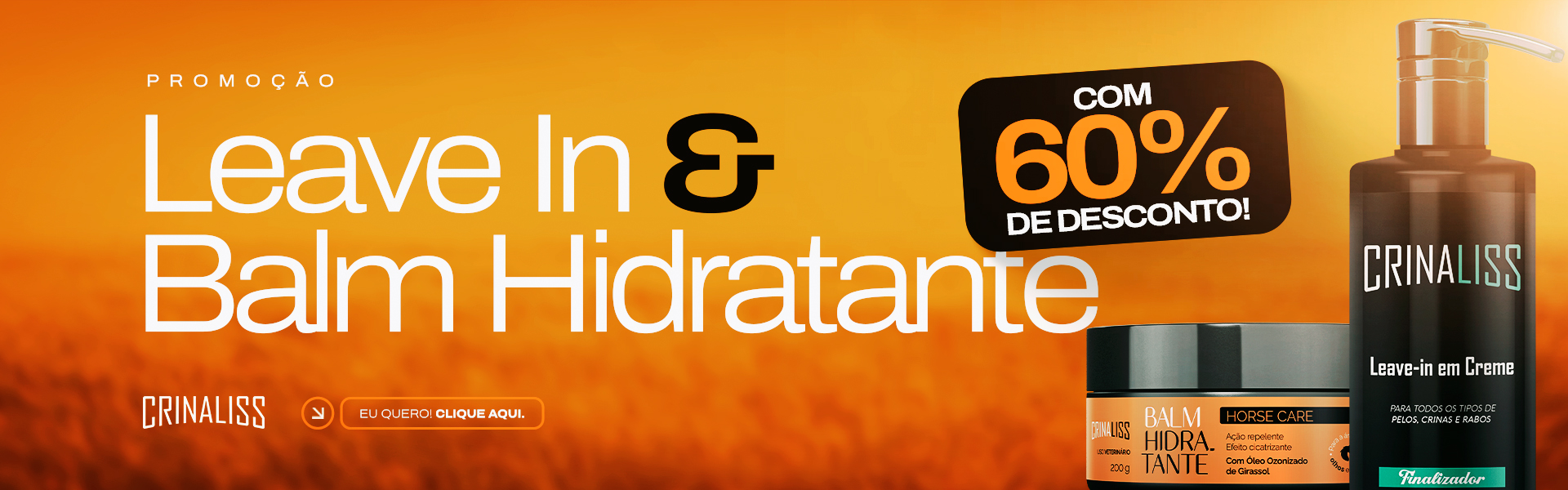 Promoção Leave In e Balm
