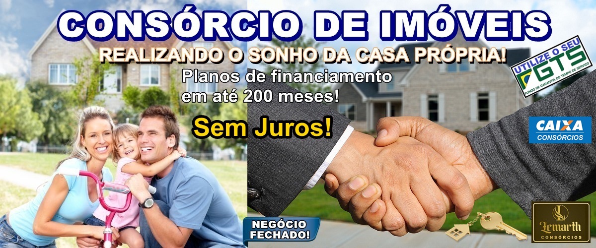 BANNER CONSÓRCIO DE IMÓVEIS