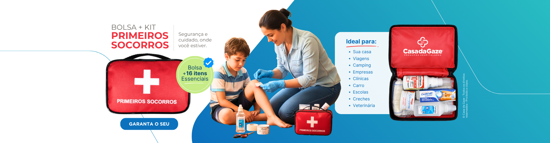 Kit Primeiros Socorros