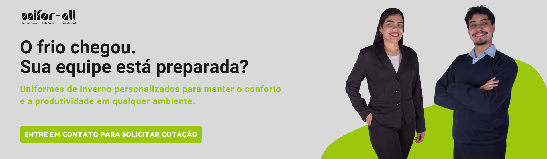Uniformes de inverno para sua equipe