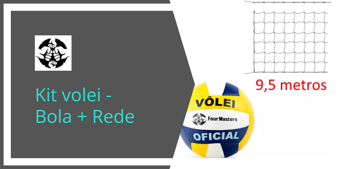 Kit Volei Bola + Rede