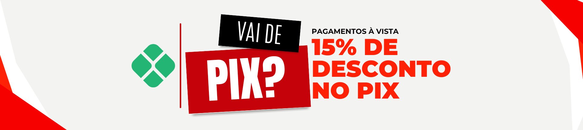 15% off no pix