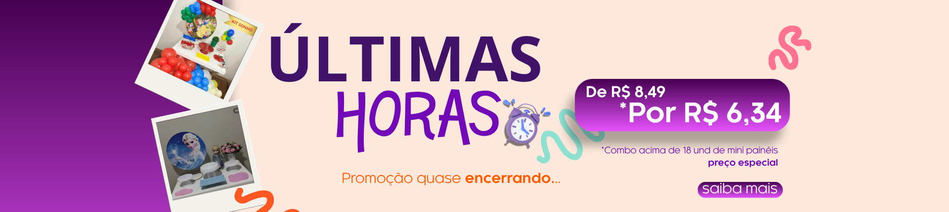 ultimas horas - mini painel