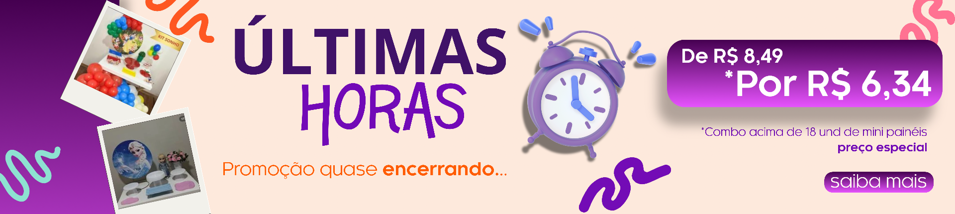 ultimas horas - mini painel